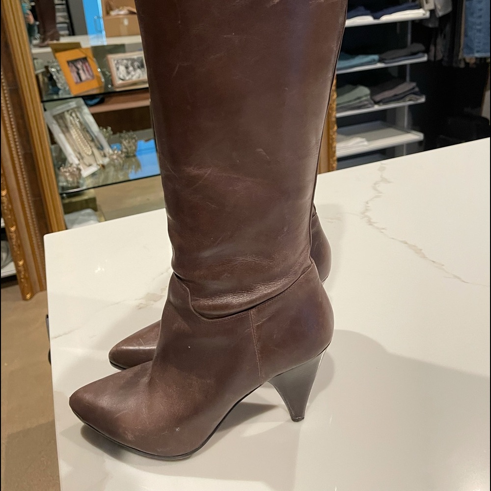 ** Host Pick ** Michael Kors MK heeled dress boots. Size 8.5 M